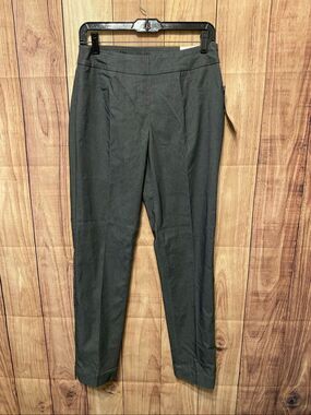 Slim-Sation size 8 NWT narrow leg pant grey tummy control slimming